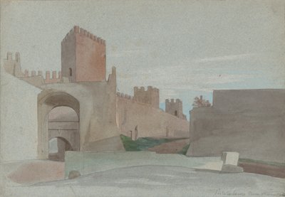 Porta San Lorenzo, Roma by Victor François Eloi Biennourry