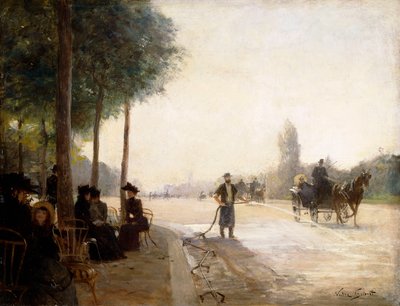 Champs Elysees, Paris, by Victor Gabriel Gilbert
