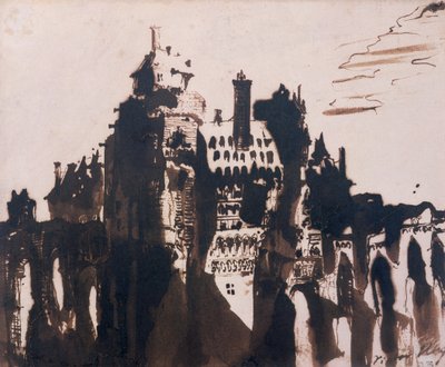 İki Köprü ile güçlendirilmiş şato by Victor Hugo