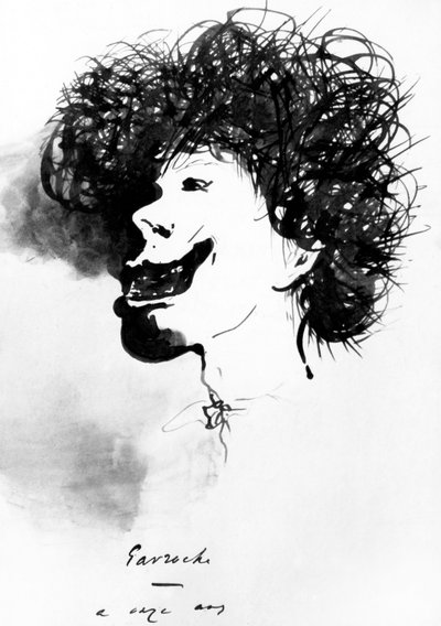 Gavroche 11 yaşında, Victor Hugo tarafından çizilen "Sefiller"den by Victor Hugo