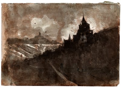 Ren vadisi, yaklaşık 1850 by Victor Hugo