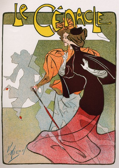 The Cenacle, Belçika, 19. yüzyılın sonu (poster) by Victor Mignot
