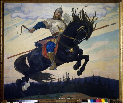 Ilya Muromets (Elie of Murom) (Ilya Muromets). Rus efsanevi kahraman. Viktor Mihayloviç Vasnetsov
