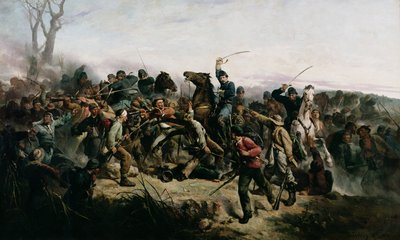 Teğmen Henry B. Hidden'ın Süvari Hücumu, 1862 by Victor Nehlig