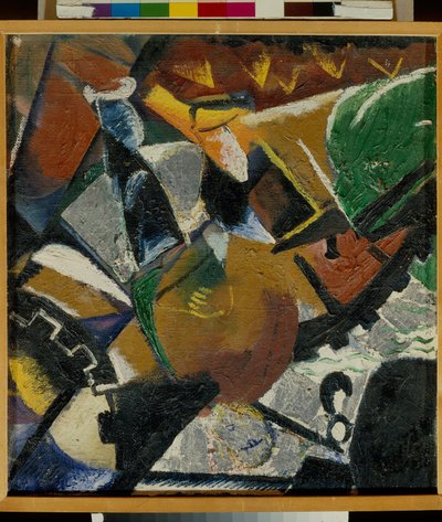 ""Kompozisyon"" Peinture de Viktor Palmov (1888-1929) - 1921 - Tuval üzerine yağlı boya - Devlet Rus Müzesi, St Petersburg by Victor Nikandrovich Palmov