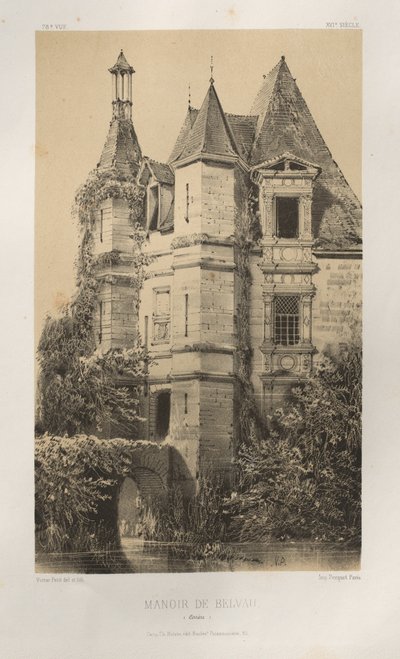 ...lütfen. 78, Belvau Corrèze Malikanesi, 1860. by Victor Petit