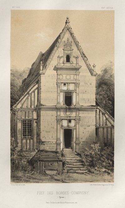 ...lütfen. 81, FIEf Des Bordes-Compigny Yonne, 1860. by Victor Petit
