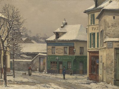 Banliyölerde Kar Etkisi, c.1875-85 by Victor Vignon