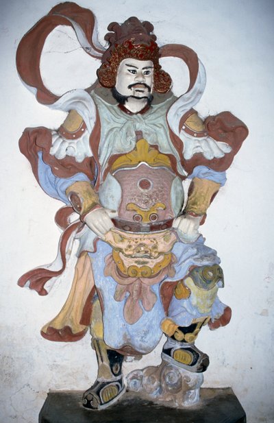 Tapınağın koruyucusu heykeli, Thien Mu Pagoda, Hue, Vietnam by Vietnamese School