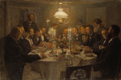 Bir Sanatçı Buluşması, 1903 by Viggo Johansen