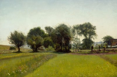 Tarlalarda oynayan çocuklar by Viggo Pedersen