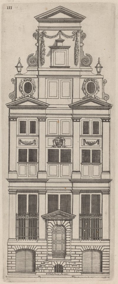 Hollanda Cephe Yüksekliği: pl. 3 by Vignola