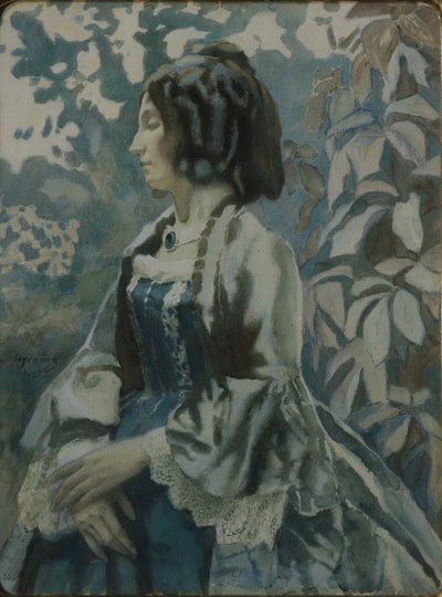 Bir Hanımefendinin Portresi, 1902 by Viktor Elpidiforovich Borisov Musatov
