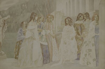ağıt, 1905 by Viktor Elpidiforovich Borisov Musatov