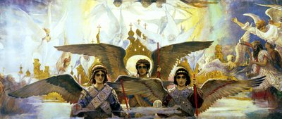 Paradies Öncesi, Orta kısım, 1885-1896. by Viktor Mikhaylovich Vasnetsov