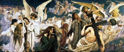 Cennetten Önce, Sol kısım, 1885-1896. by Viktor Mikhaylovich Vasnetsov