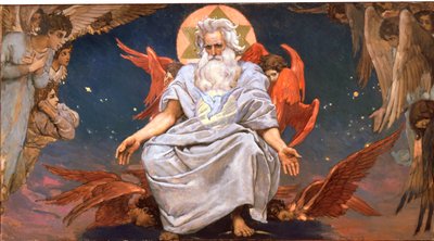 Tanrı Baba, 1885-1896. by Viktor Mikhaylovich Vasnetsov