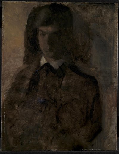 Ressam Svend Hammershøi, sanatçının kardeşi by Vilhelm Hammershøi