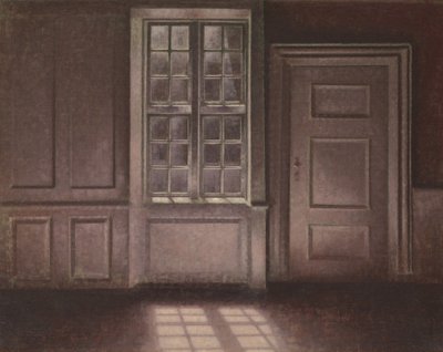 Ay Işığı, Strandgade 30, 1900-1906. by Vilhelm Hammershøi