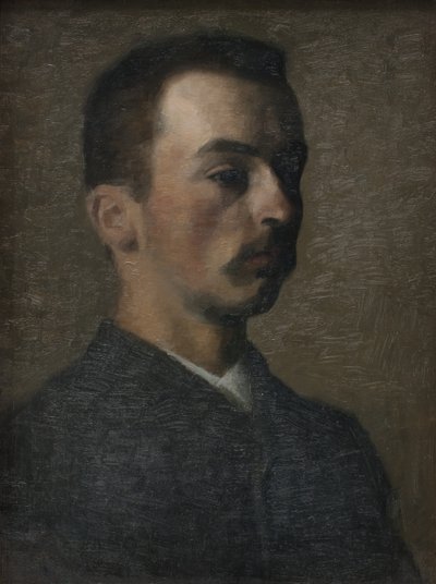 Otoportre by Vilhelm Hammershøi