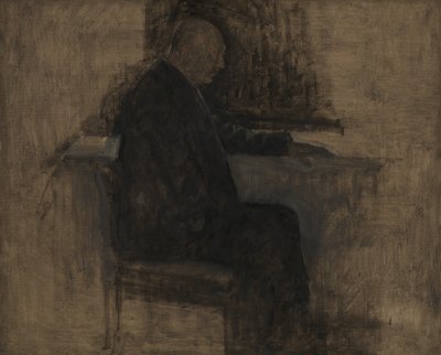 Mimar Thorvald Bindesbøll by Vilhelm Hammershøi