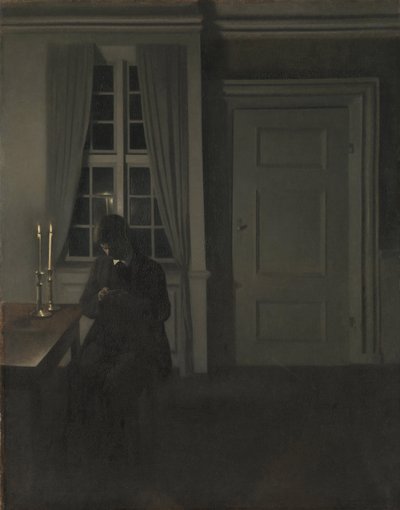 Madeni Para Koleksiyoncusu by Vilhelm Hammershøi