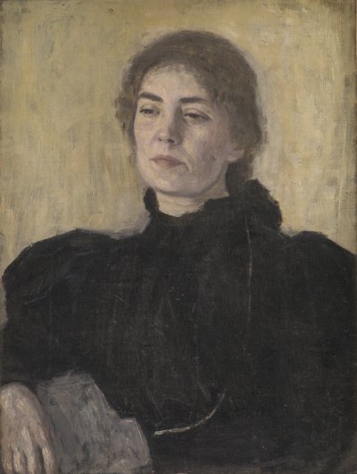 Anne Victoria Sundberg doğumlu Thora Bendix by Vilhelm Hammershøi