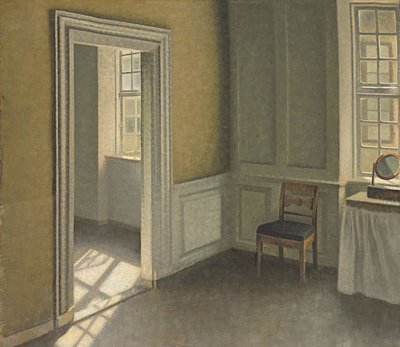 Yatak Odası, Strandgade 30, 1906 by Vilhelm Hammershoi