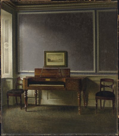 Eski piyano. Strandgade 30 (Eski Piyano. Strandgade 30) by Vilhelm Hammershoi