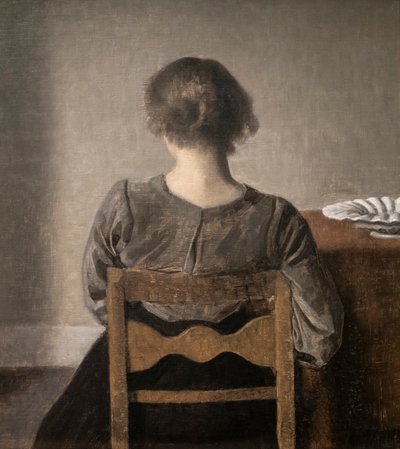 Hvile Repos olarak da bilinir by Vilhelm Hammershoi