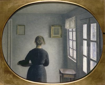 İç, 1910 by Vilhelm Hammershoi