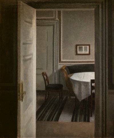 İç Mekan, Strandgade 30 by Vilhelm Hammershoi