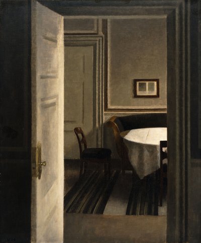 İç Mekan, Strandgade 30, 1904 by Vilhelm Hammershoi