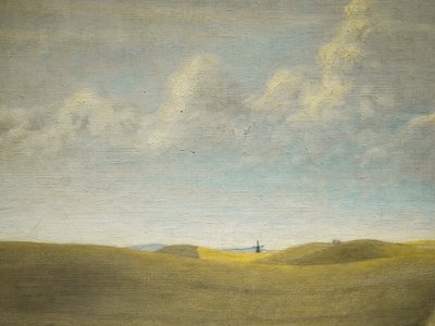 Manzara (Refsnaes görünümü), detay by Vilhelm Hammershoi