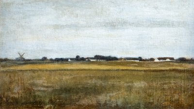 Frederiksdal yakınlarındaki Virum manzarası, yaz by Vilhelm Hammershoi