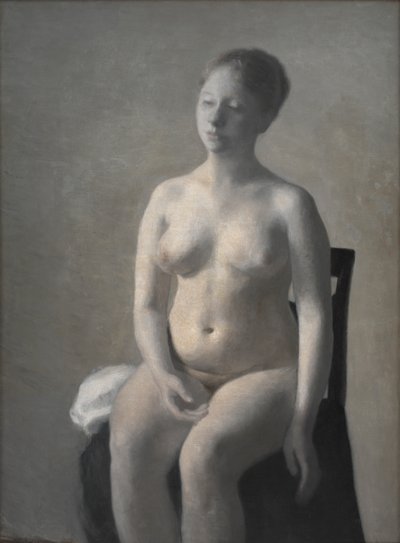 Çıplak kadın manken, 1889 by Vilhelm Hammershoi