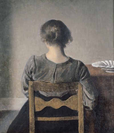 Dinlenmek by Vilhelm Hammershoi