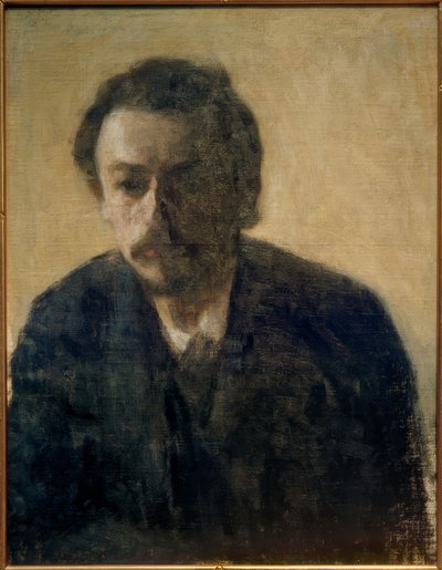 Otoportre V. Hammershöi, 1891 by Vilhelm Hammershoi