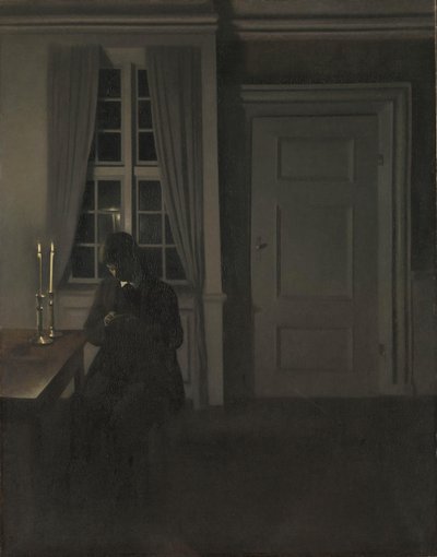 Madeni Para Koleksiyoncusu, 1904 by Vilhelm Hammershoi