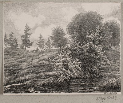 Bir bataklık tarafından tepeler by Vilhelm Kyhn