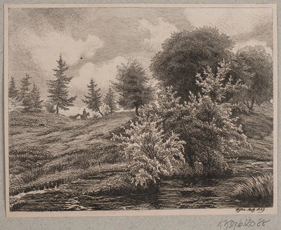 Bir bataklık tarafından tepeler by Vilhelm Kyhn