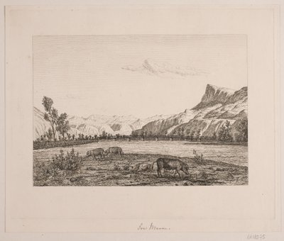 Tirol sınırlarındaki Dağlar by Vilhelm Kyhn