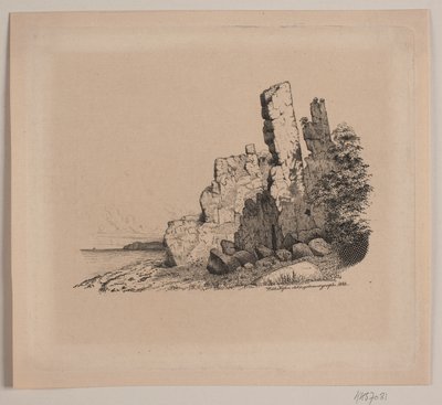 Bornholm kayalık sahil by Vilhelm Kyhn