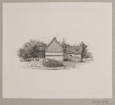 bir çiftlik evi by Vilhelm Kyhn