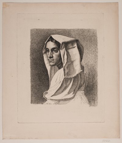 İtalyan köylü kızı by Vilhelm Kyhn