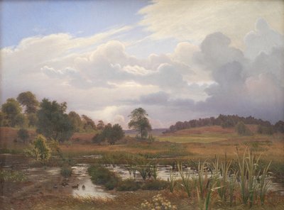 Nordskoven Ormanı yakınlarındaki manzara, Jægerspris, Zelanda by Vilhelm Kyhn