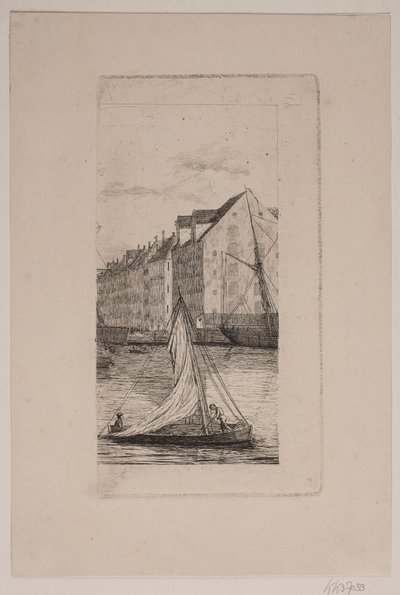 Nyhavn Kanalının Dışında by Vilhelm Kyhn
