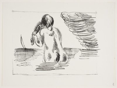 banyo kız by Vilhelm Lundstrøm