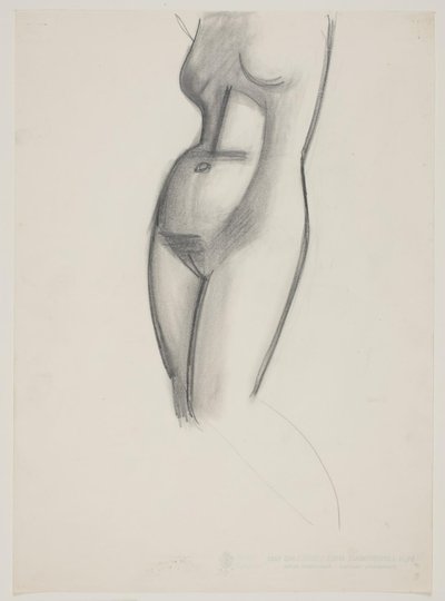 Kadın modeli, gövde by Vilhelm Lundstrøm