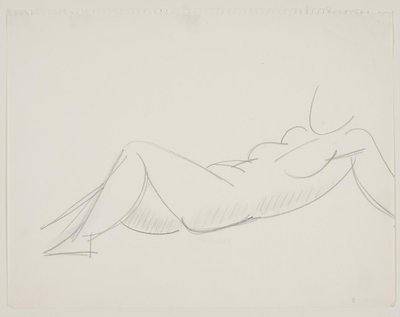 Yalancı kadın modeli, bacaklar sola by Vilhelm Lundstrøm